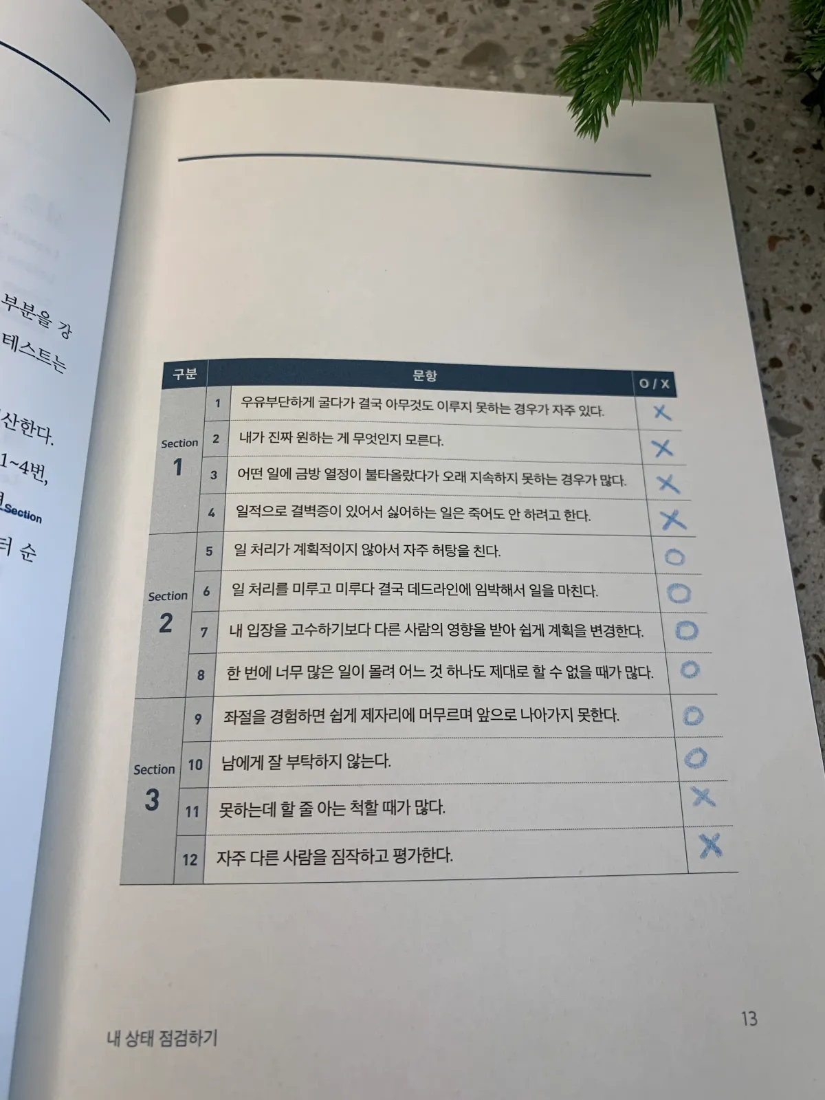 자가진단-테스트-항목