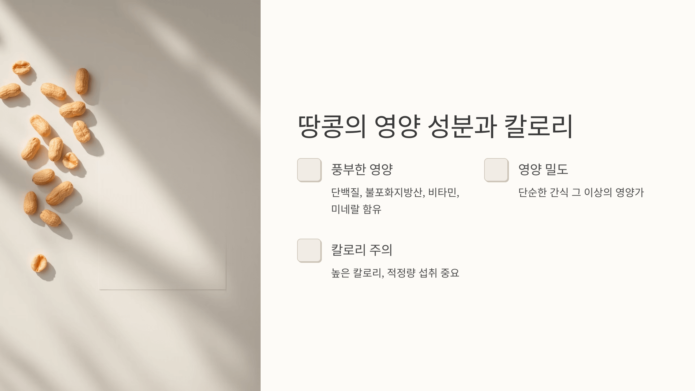 땅콩 사진입니다.