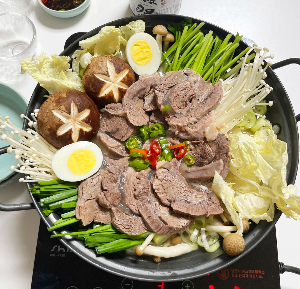아롱사태 전골 만들기