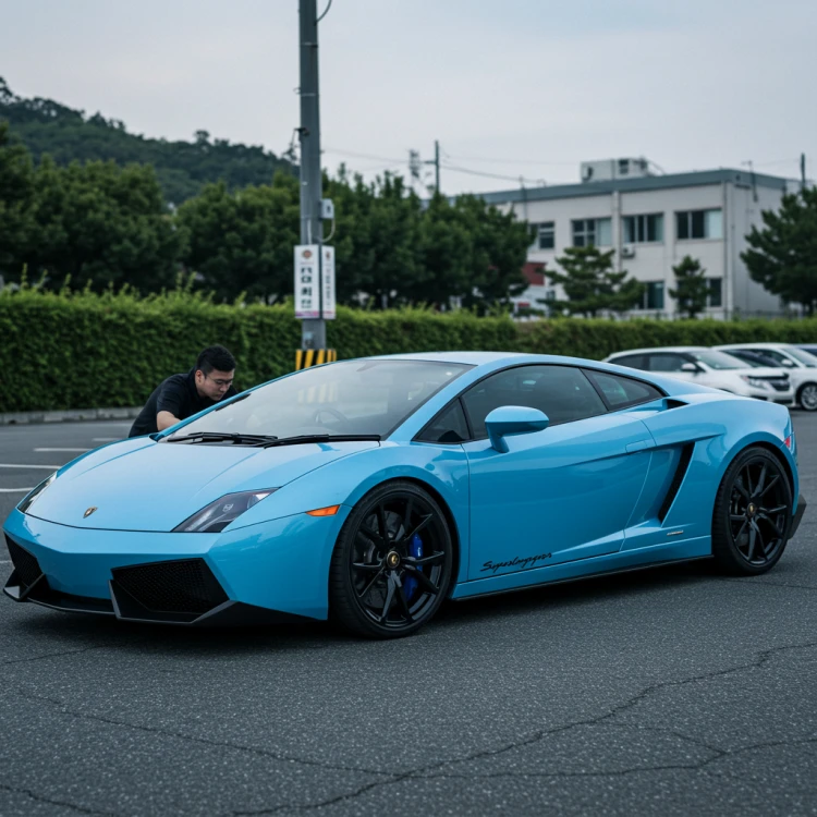 튜닝중인-자동차