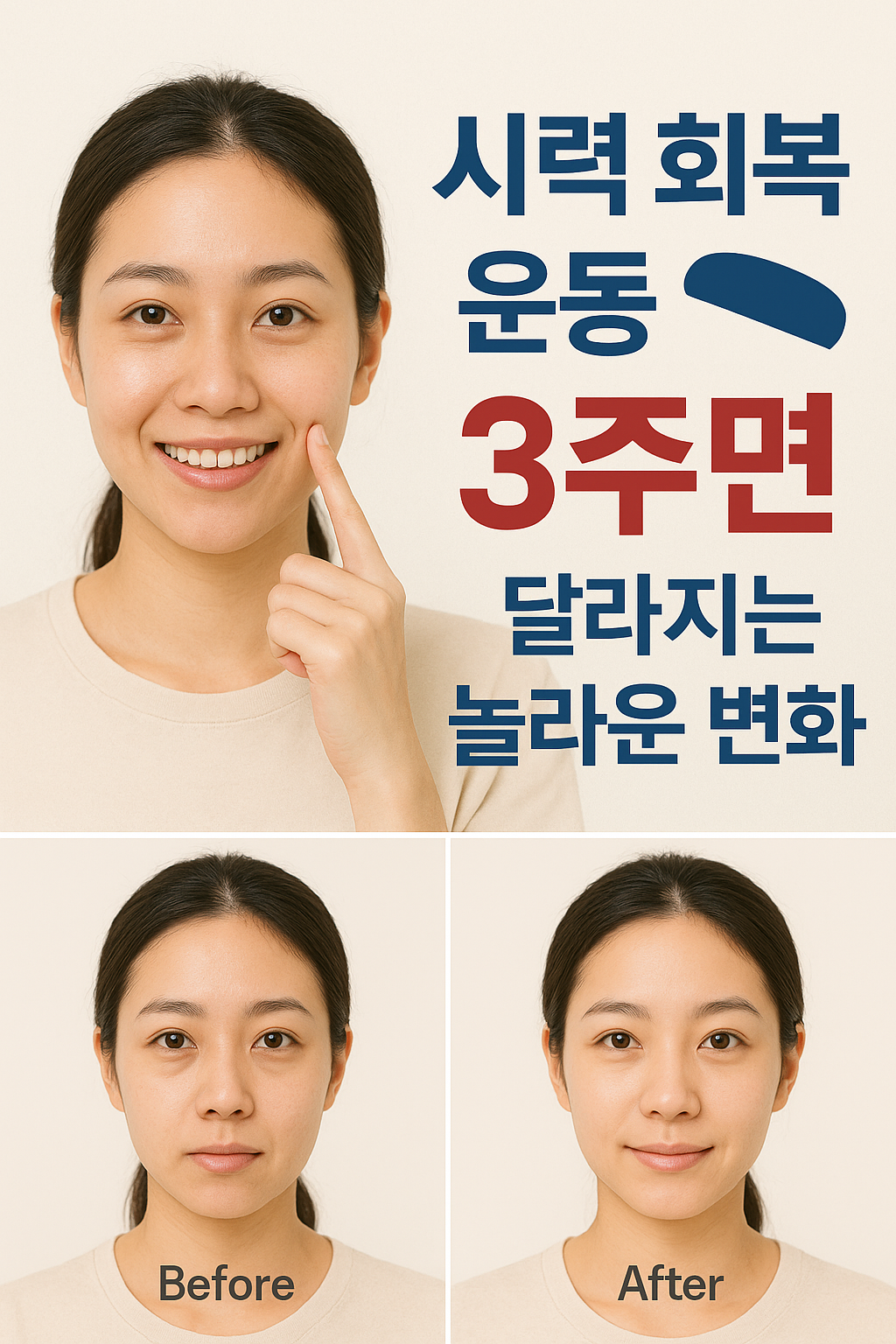 시력 회복 운동 3주