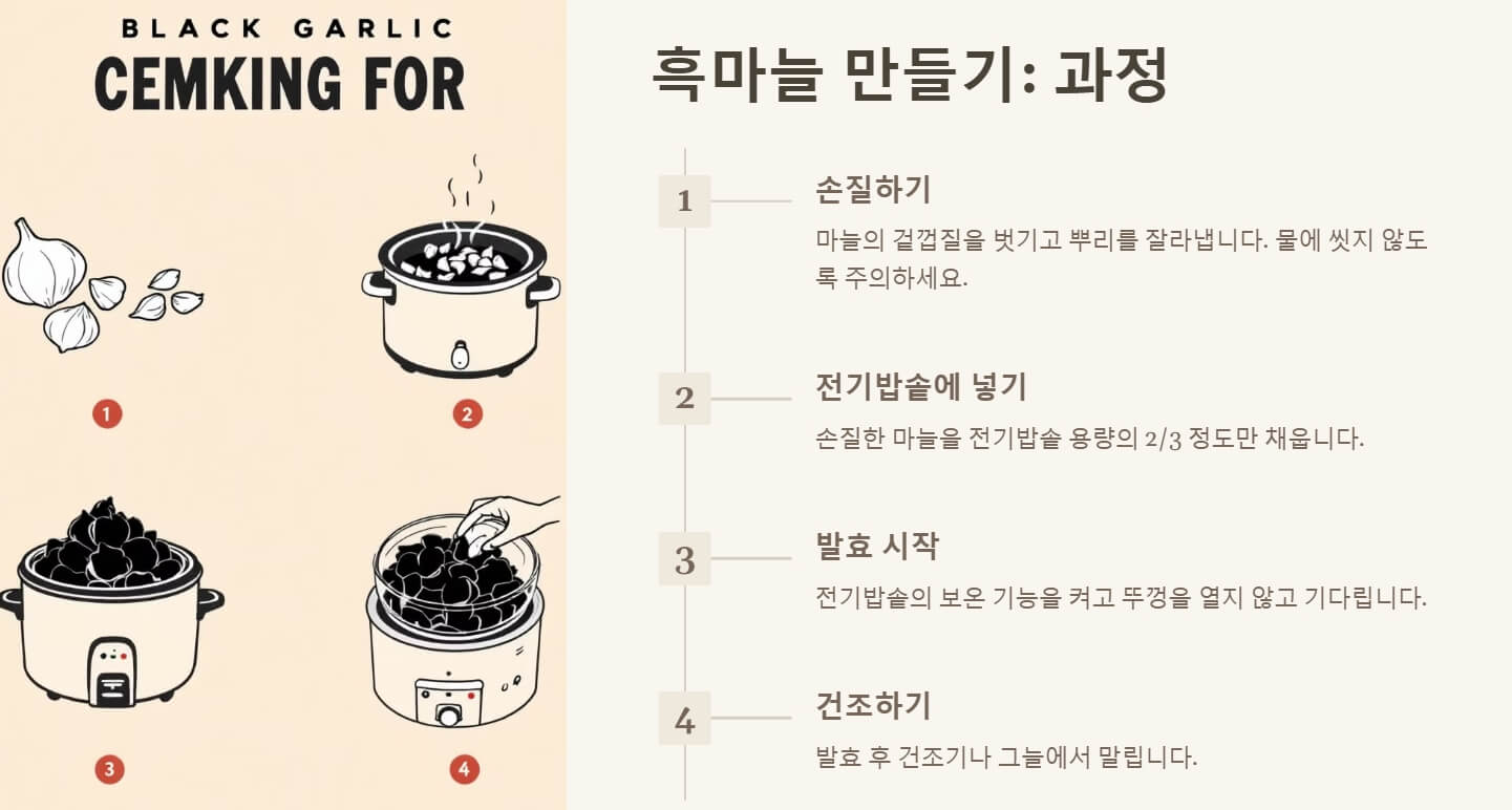 흑마늘 만드는방법