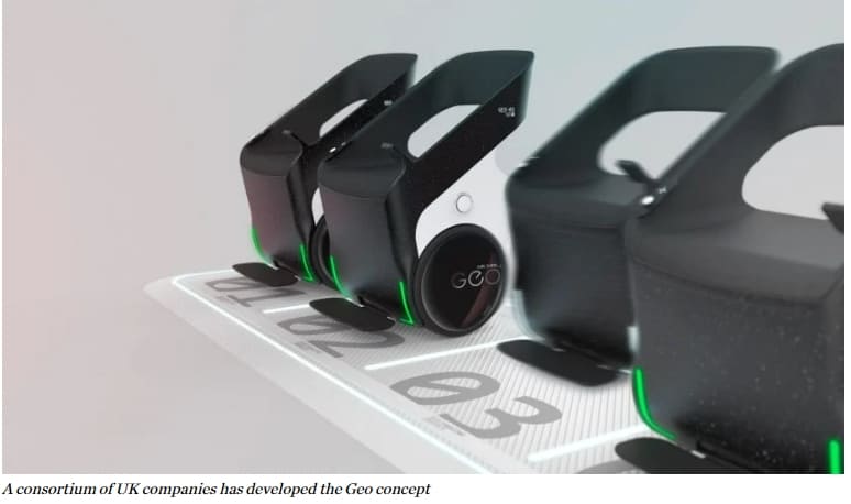 장애인 승객 위한 1인용 공항 자율차량 PriestmanGoode designs vehicle to help people with reduced mobility navigate airports