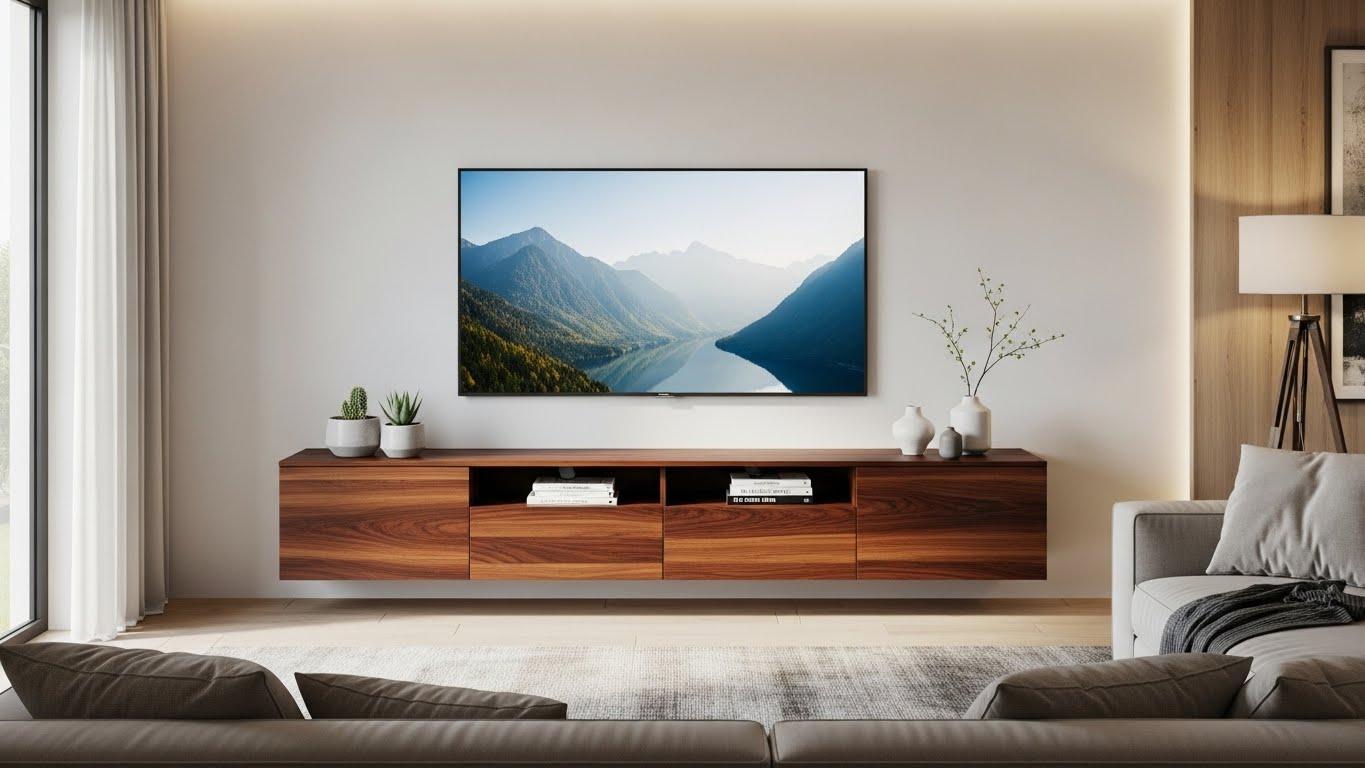 거실 인테리어 tv수납장