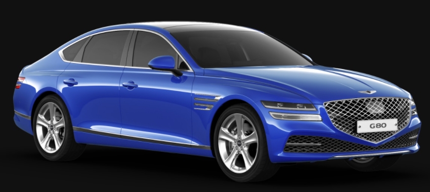 제네시스 g80 색상코드 레피스 블루( 색상코드 :&nbsp; PS5)