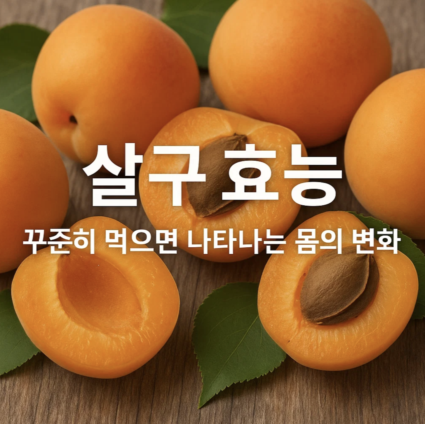 살구효능, 꾸준히 먹으면 나타나는 몸의 변화