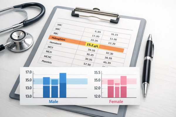 빈혈 수치 정상범위