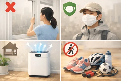 미세먼지 많은 날 외출 기준과 생활 관리14