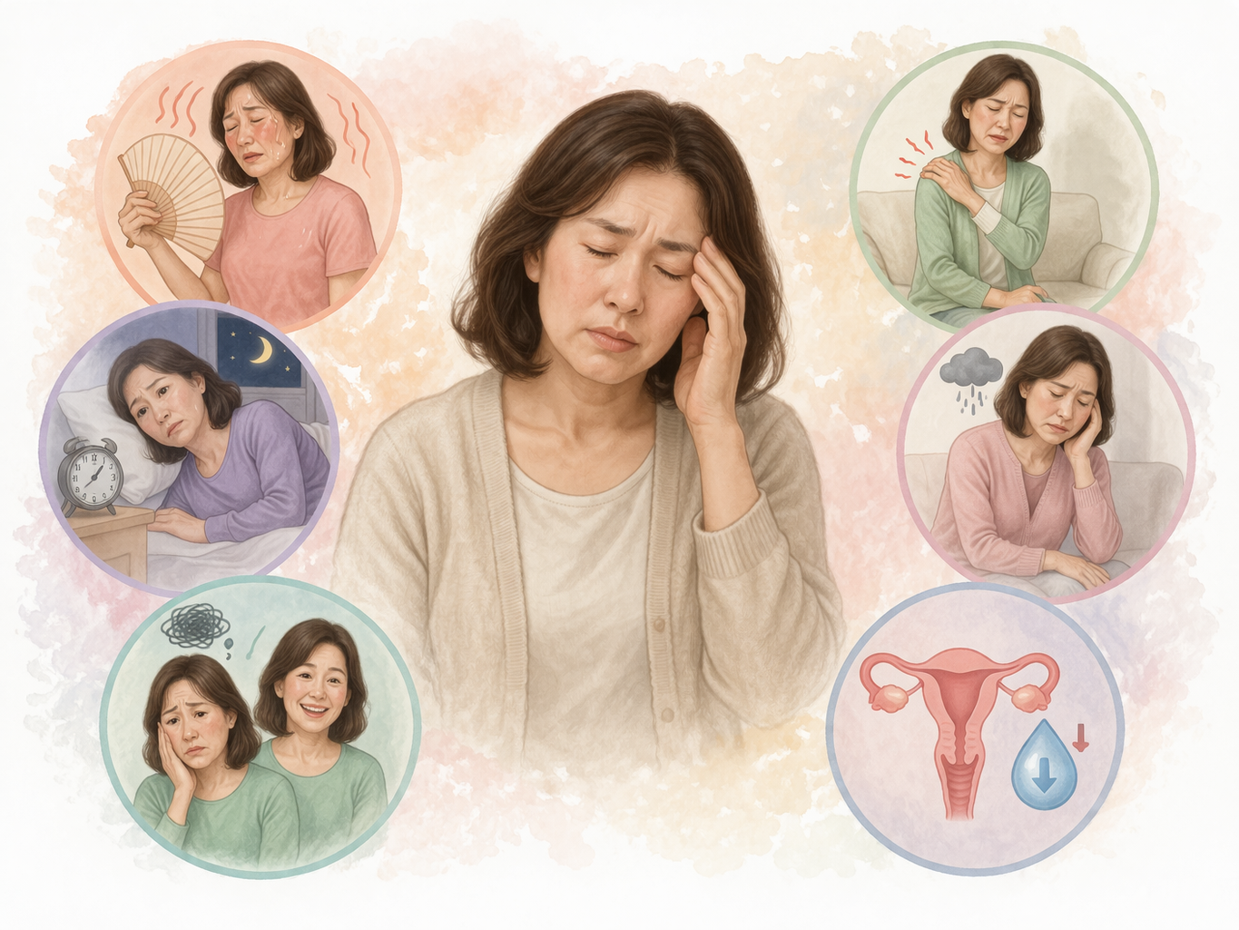 갱년기 자가진단 테스트와 주요 증상