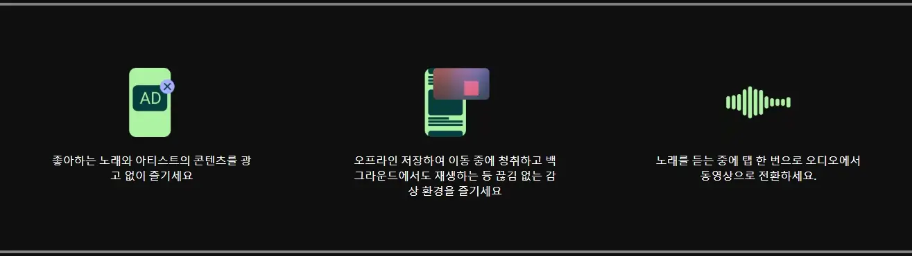 유튜브-뮤직-가격-차트-한-달-무료