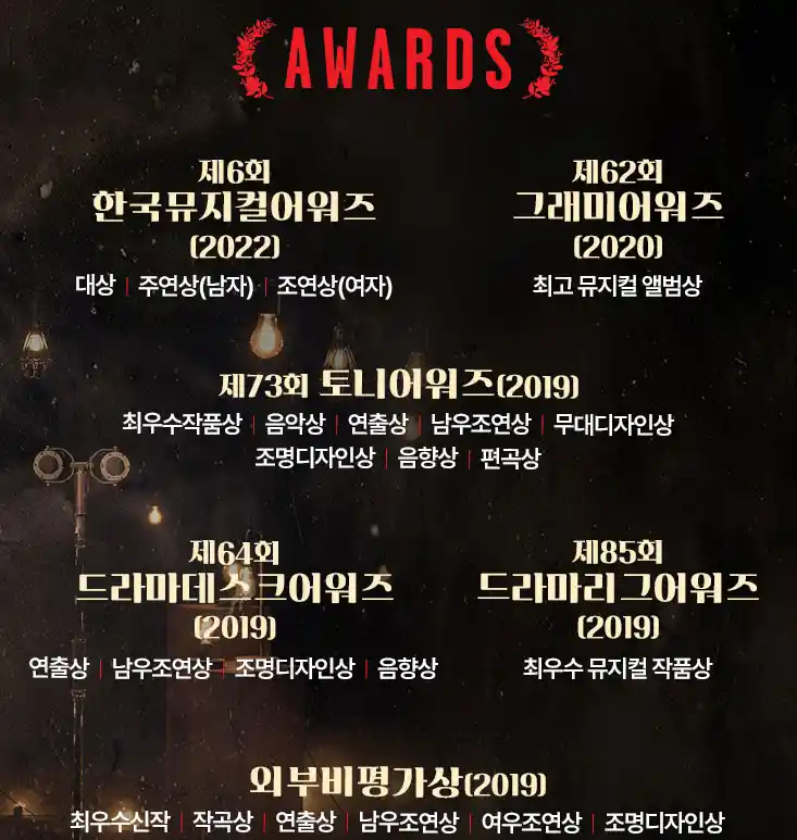 뮤지컬 하데스타운 한국 공연 할인 예매 공연장