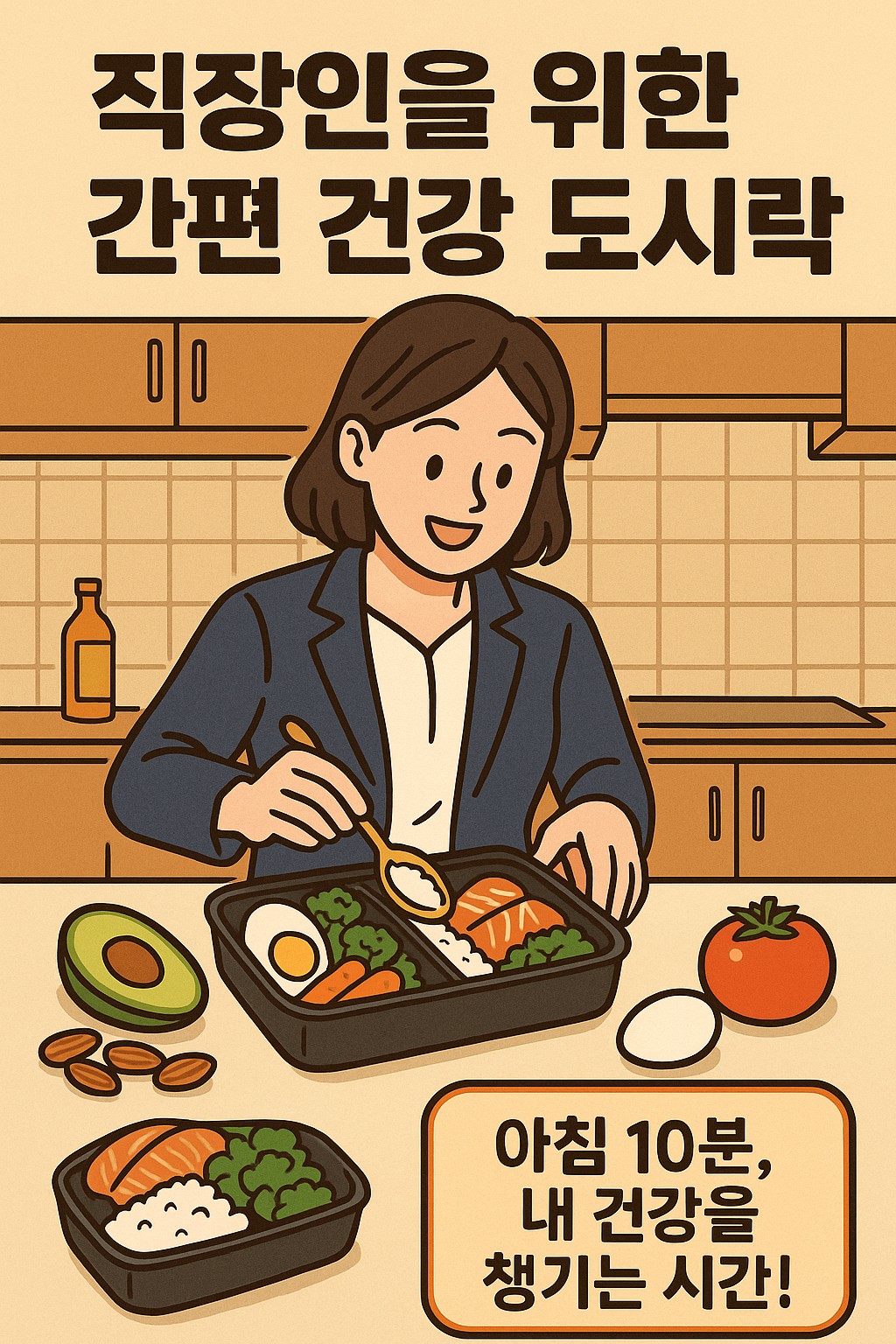 직장인을 위한 건강 간편 도시락