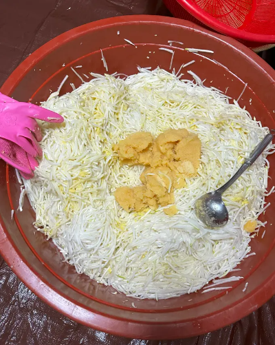 김장김치 준비사항