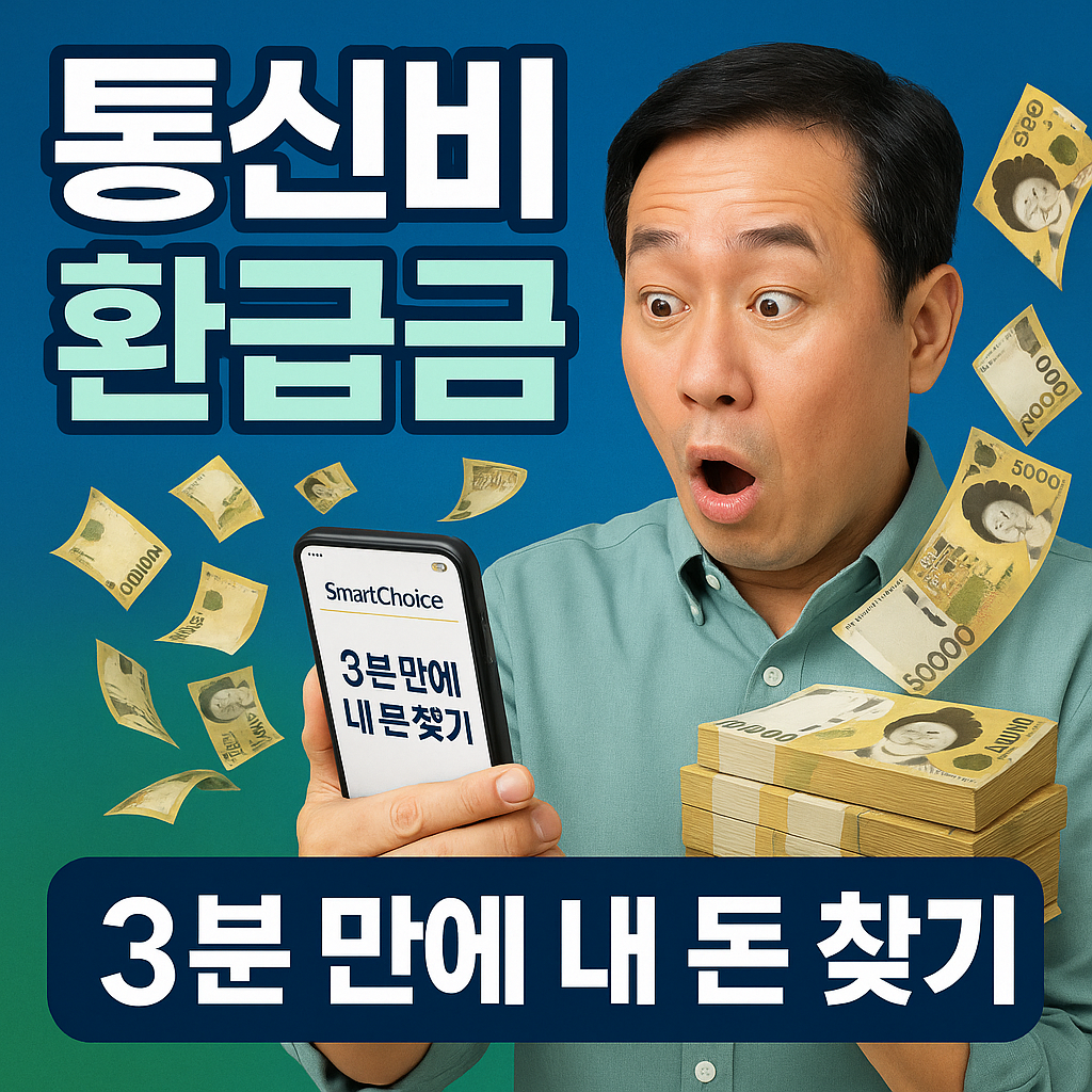 통신비 환급금 스마트초이스로 3분 만에 조회하는 꿀팁 공개!