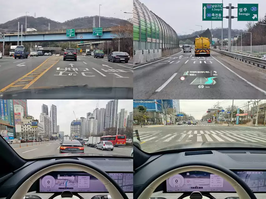 2024 GV80으로 시승하던 주요 구간입니다.