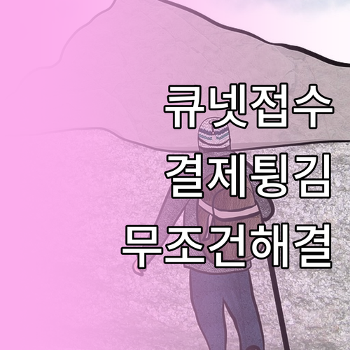큐넷 원서접수 당일 결제 튕김 방지 ..