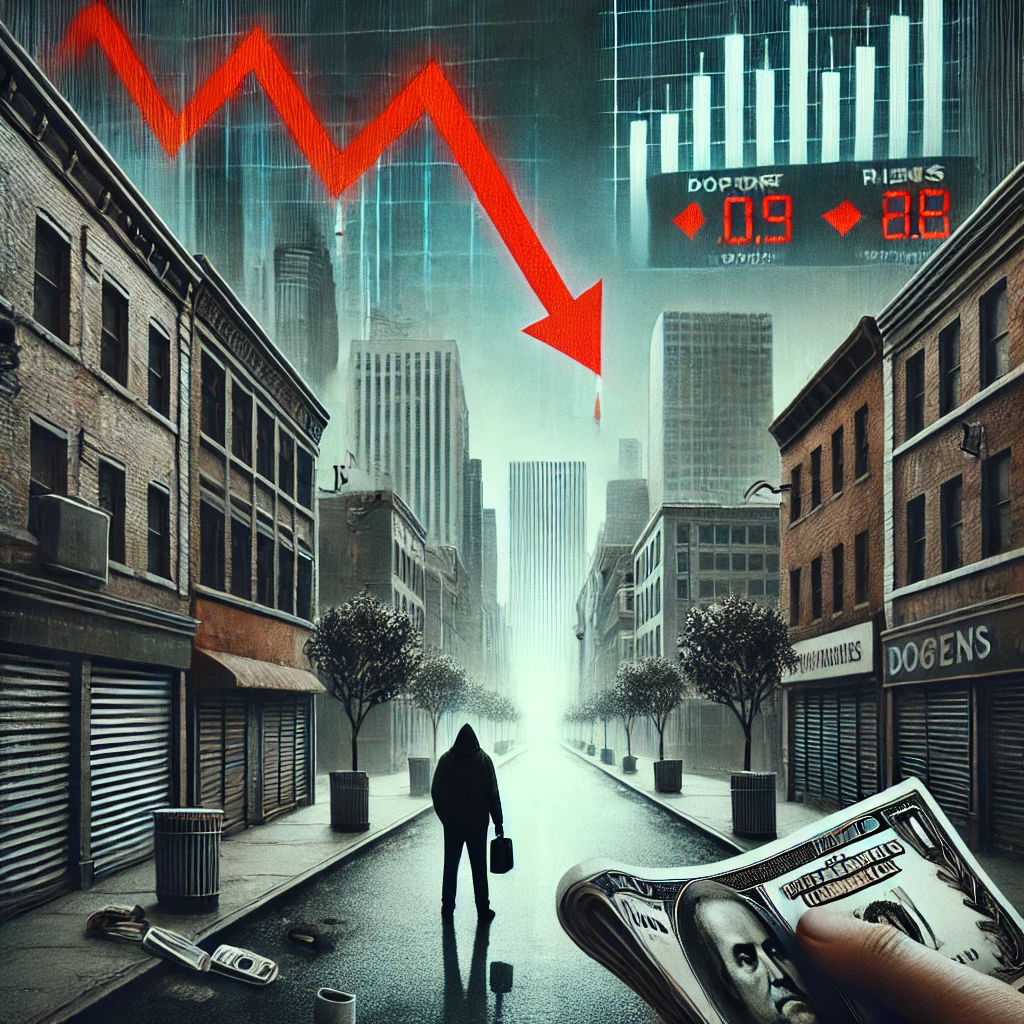 경기침체이미지