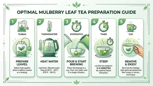 뽕잎차 효과 최대화 올바른 섭취법 5단계 총정리