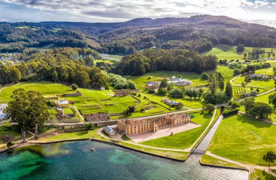 태즈매니아 내 포트 아서 전경 사진