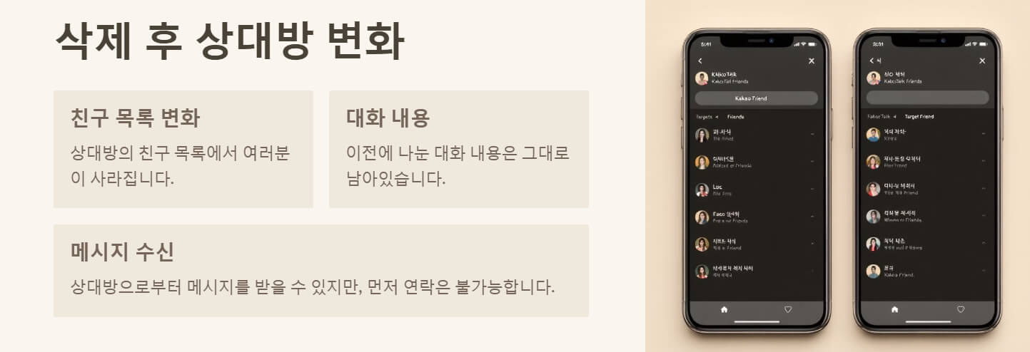 카톡 친구 삭제방법