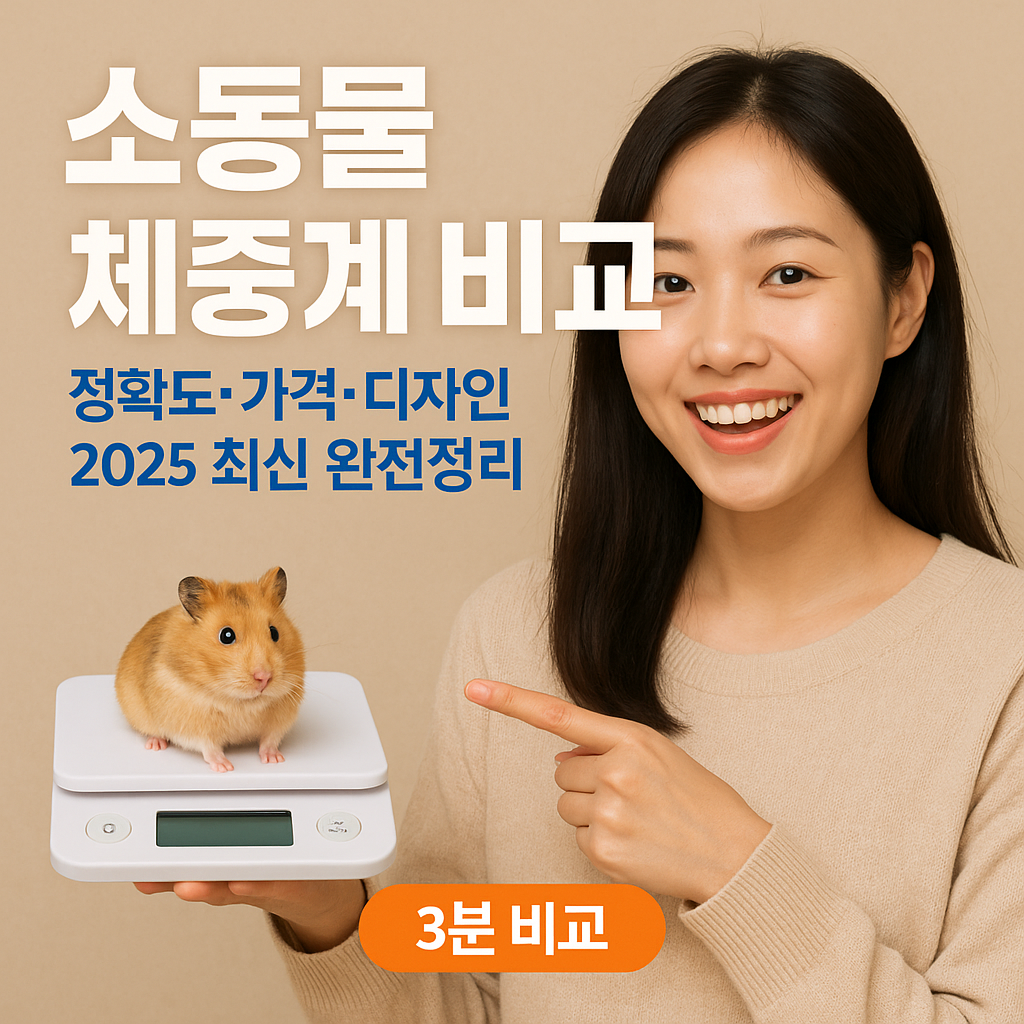 소동물 체중계 비교 ｜ 정확도&middot;가격&middot;디자인 2025 최신 완전정리