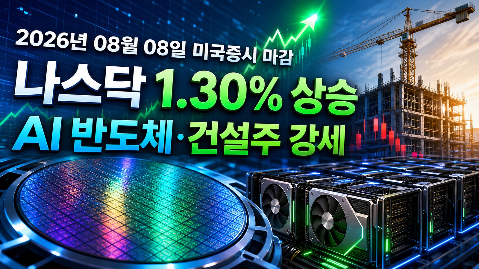 2026년 08월 08일 미국증시 마감, 나스닥과 AI 반도체 흐름