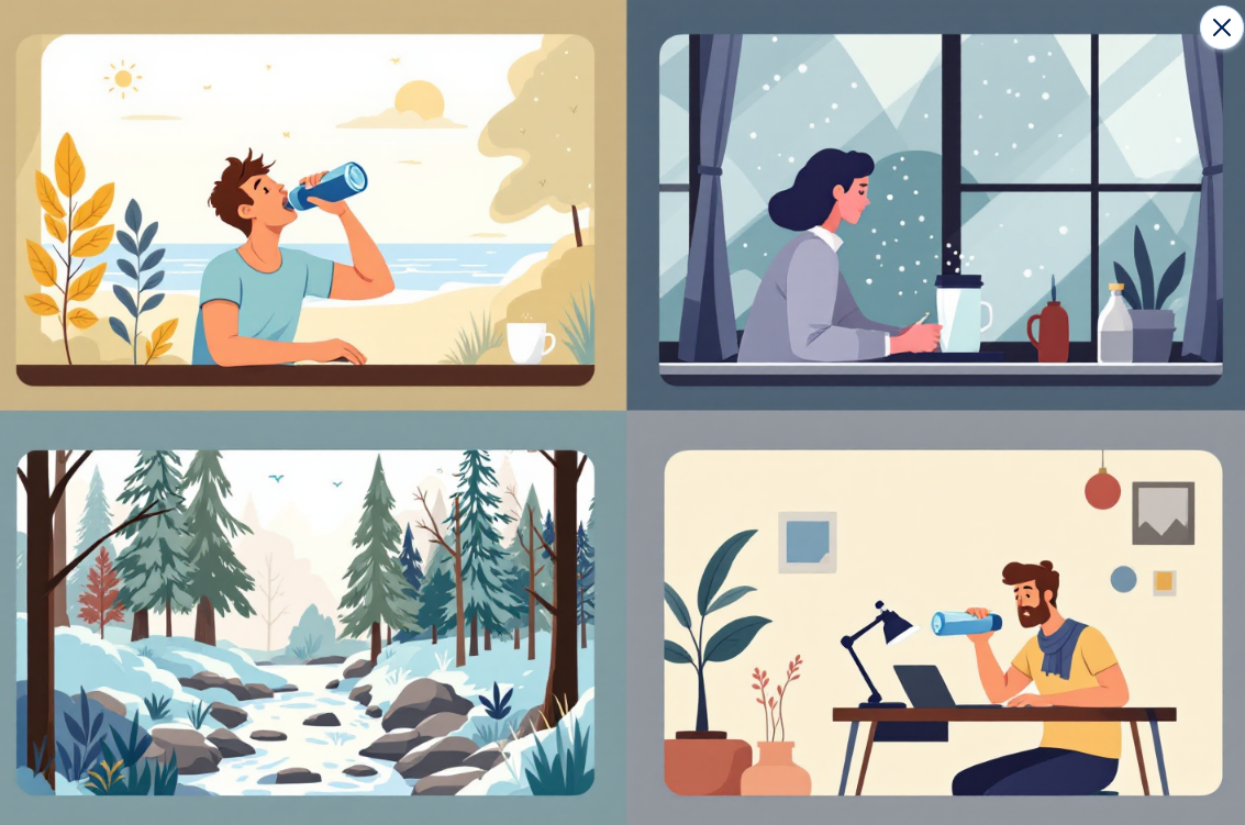 계절별로 달라지는 수분 섭취 전략