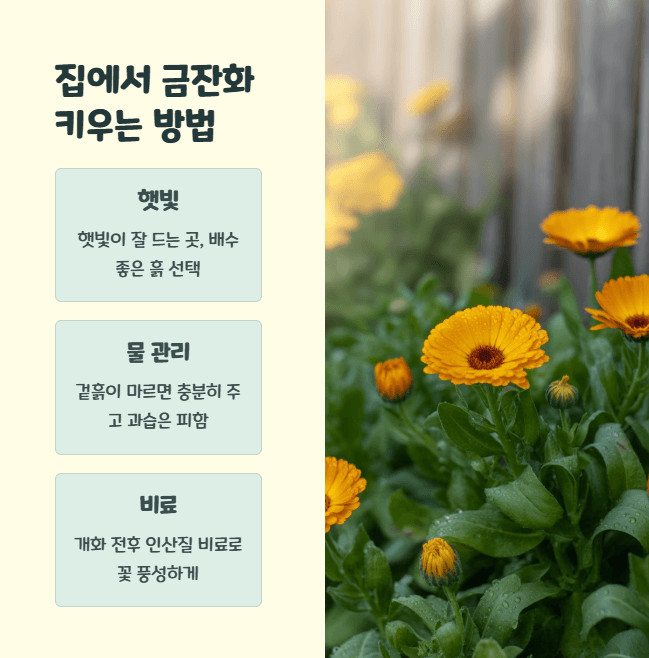 금잔화 키우기