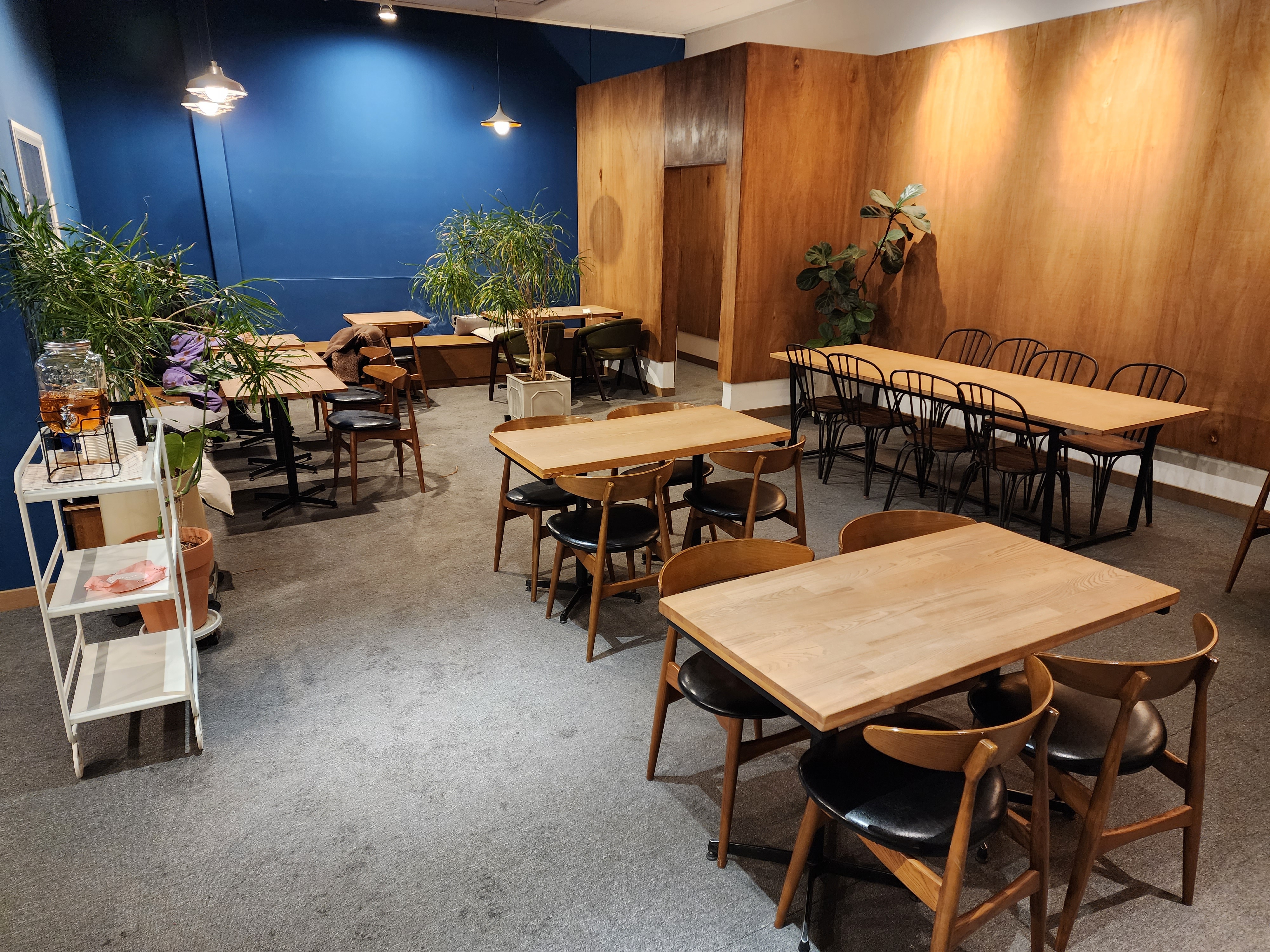 카페 오늘 내부