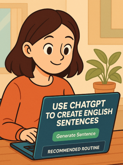 Chat GPT로 실전 영어 문장 만드는 방법 관련 사진