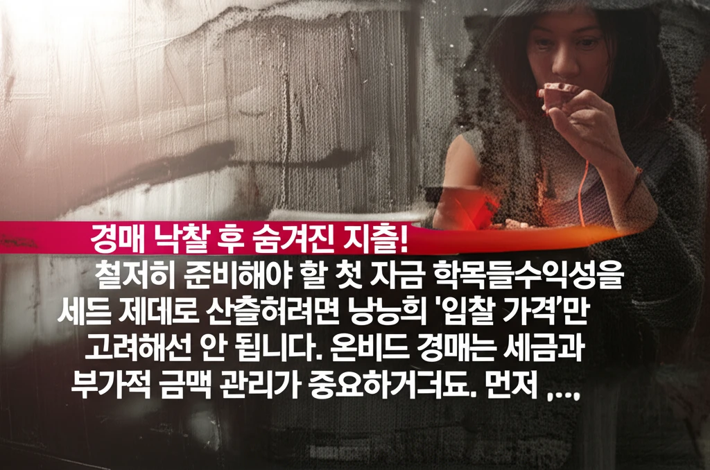 온비드 물류창고 공매 초기 비용 포함..