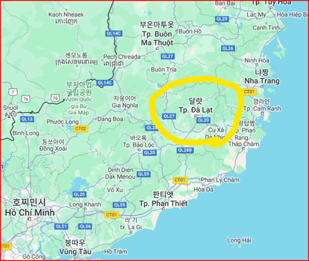 달랏-위치