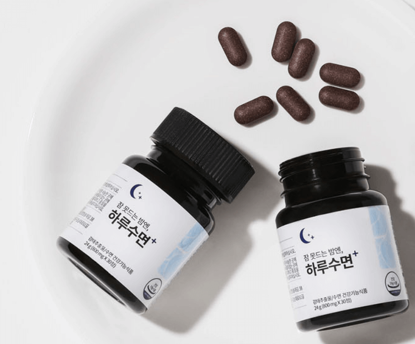 하루수면 부작용 없는 감태추출물 수면 도움 영양제 (효능, 내돈내산 후기)
