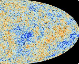 우주배경복사 지도와 초기 우주의 온도 분포