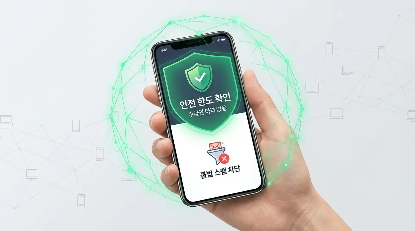모바일 통합 진단 앱 수급권 타격 없는 안전 한도 확인 및 불법 스팸 차단