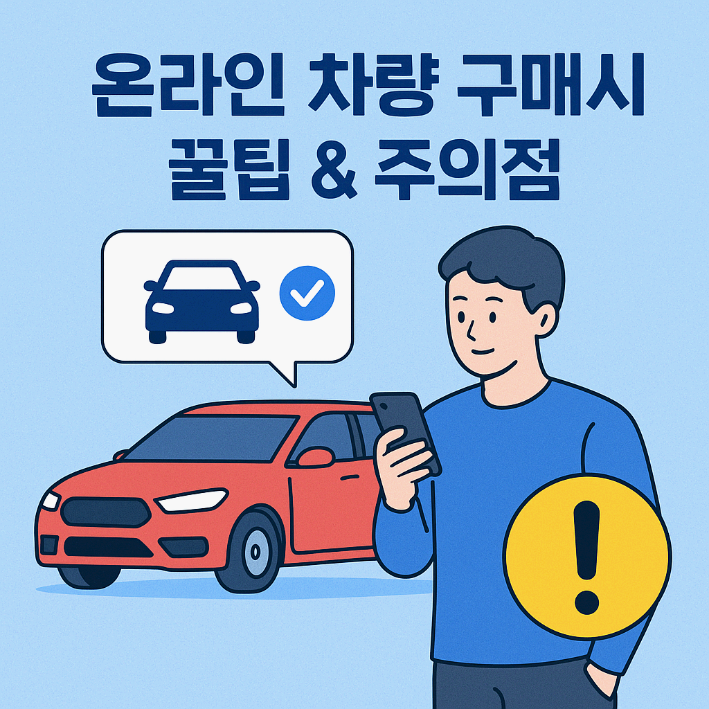 중고차,신차 온라인 구매시 주의할것!