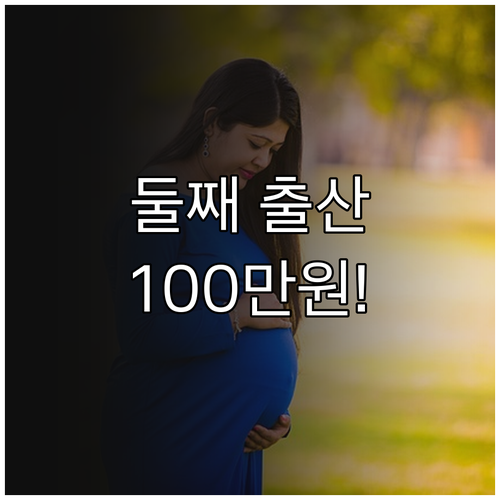 해운대구 둘째 출산 2025년 지원금..