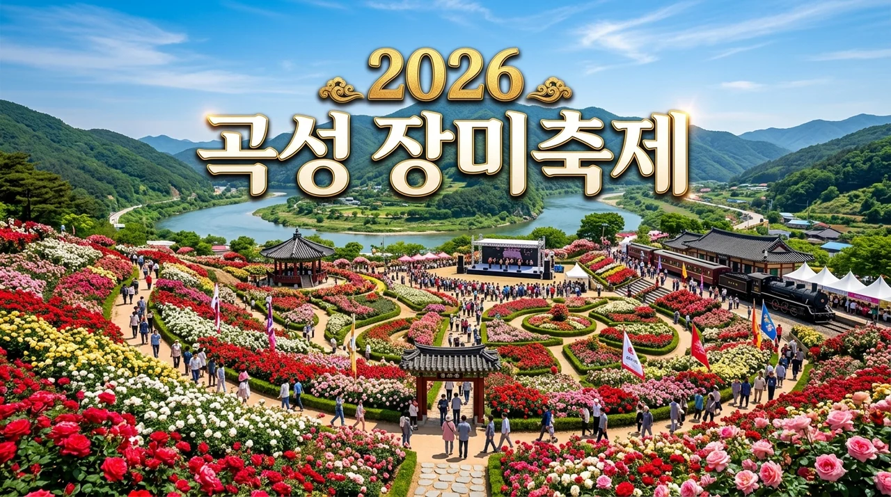 2026 곡성 장미축제 일정 입장료 주차 및 방문 꿀팁 완벽 정리