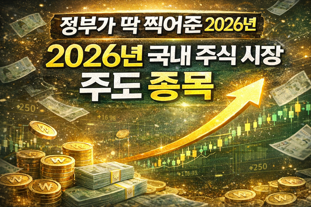 정부 선정 2026년 주식 대장주, 지금 사야 하는 이유