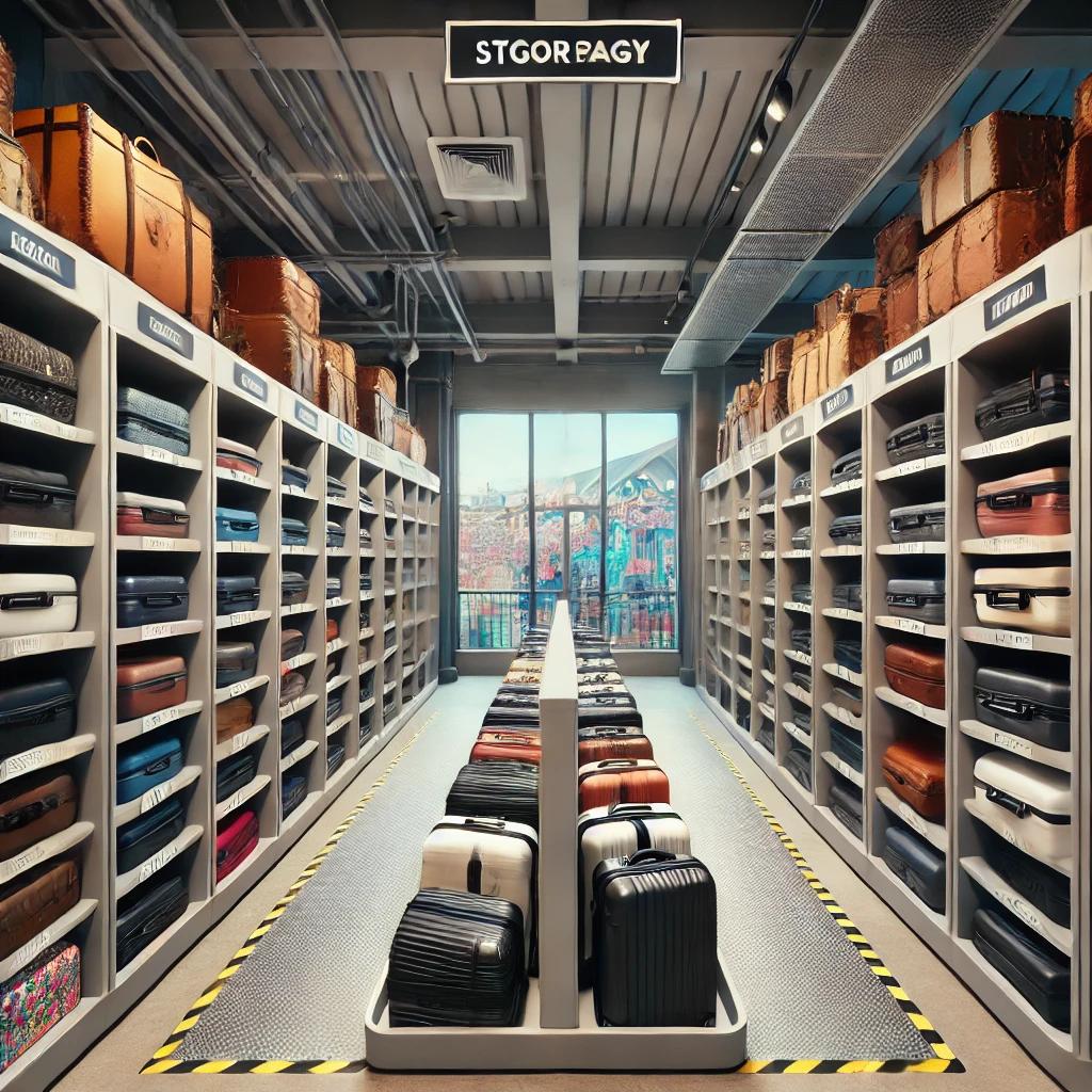 롯데월드 캐리어 보관