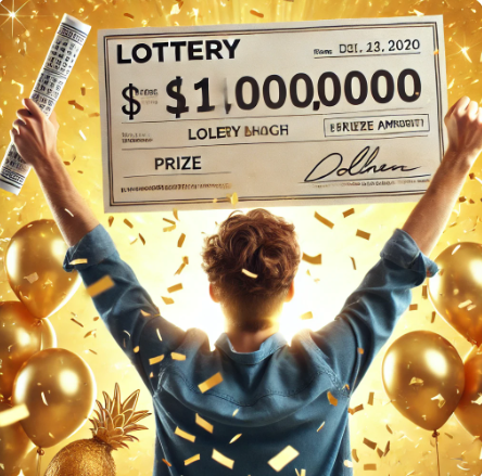 복권에 당첨된 이미지