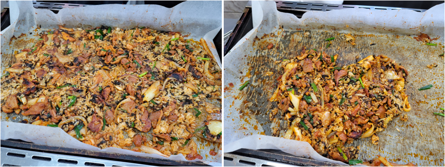 꼬꼬오리주물럭 볶음밥 완성