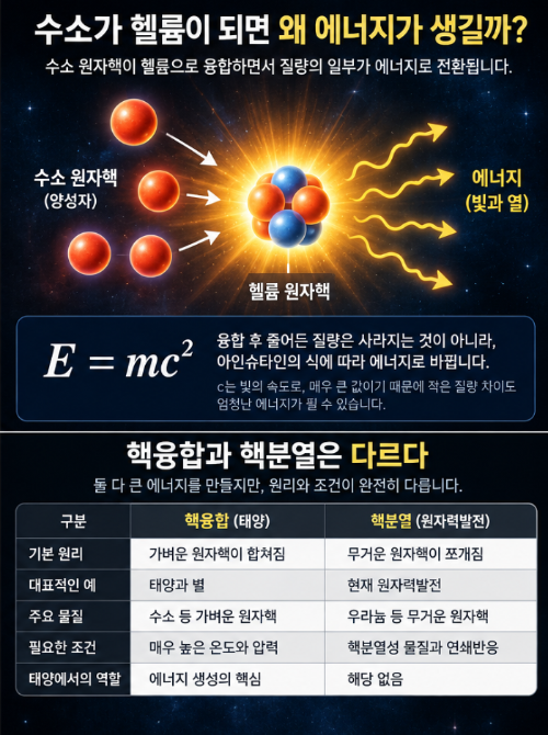 태양 에너지, 불이 없는데 어떻게 빛과 열을 만들까?
