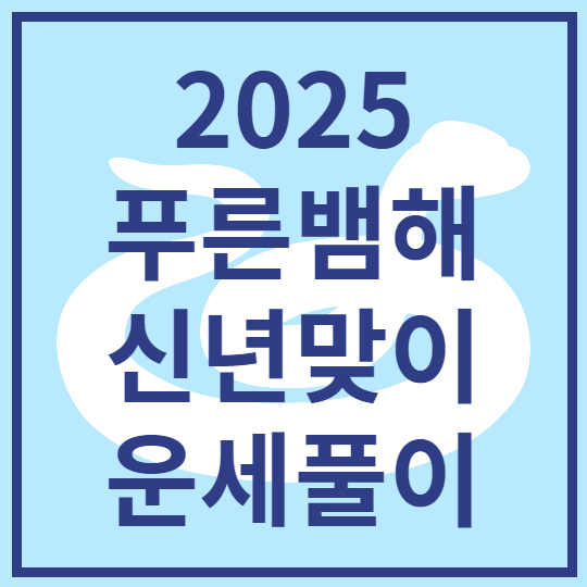 신년맞이 운세풀이