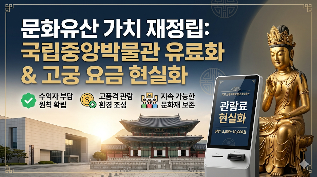 국립중앙박물관&middot;고궁 입장료 유료화,인상 의미