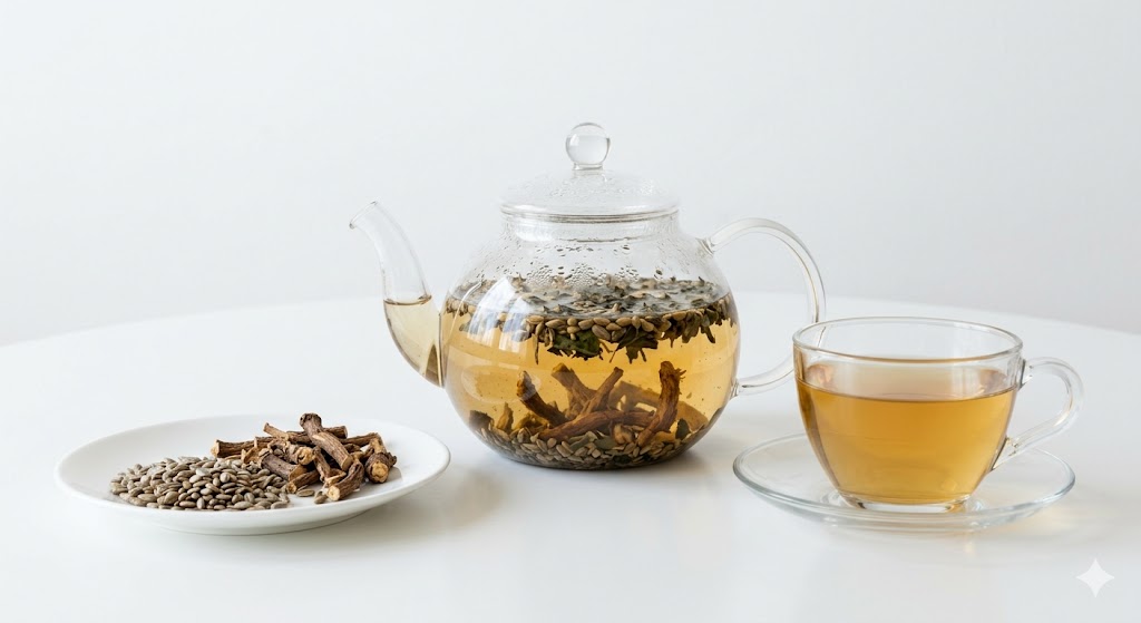 몸속에 쌓인 나쁜 노폐물과 독소를 시원하게 배출하여 간 부담을 확실하게 줄여주는 강력한 천연 디톡스 밀크씨슬 민들레뿌리 블랜딩 차