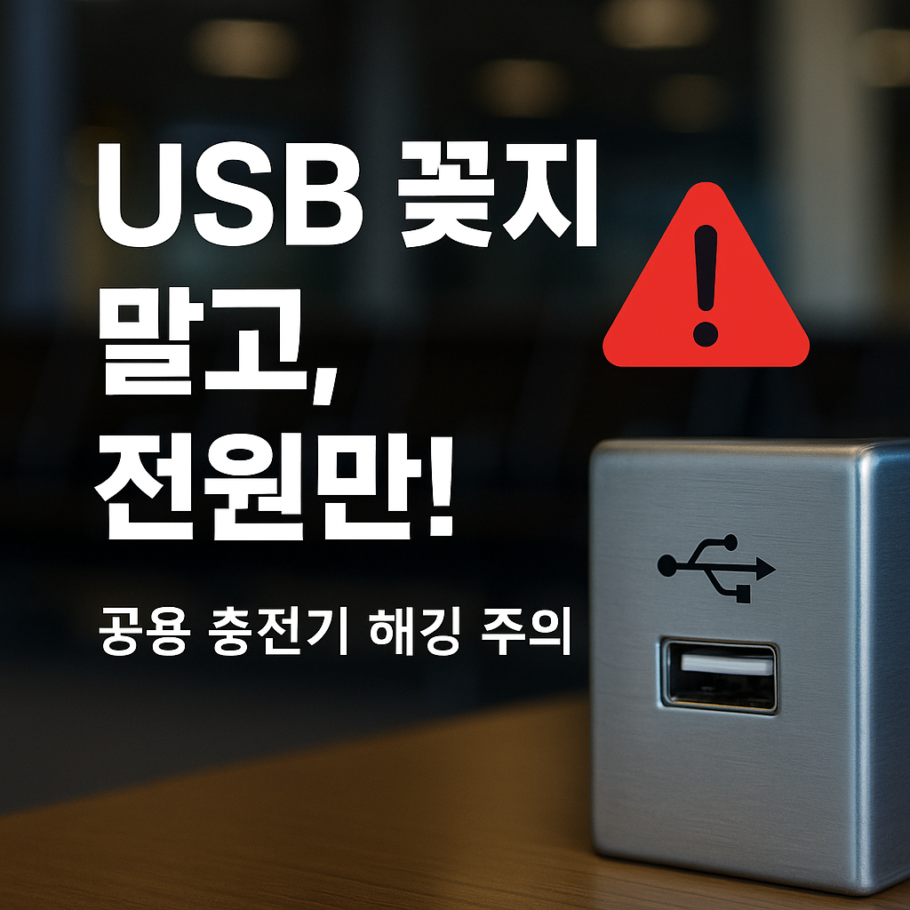 &ldquo;공항&middot;터미널 공용 USB 충전 주의 &mdash; 주스 재킹/초이스 재킹 예방 가이드&rdquo;