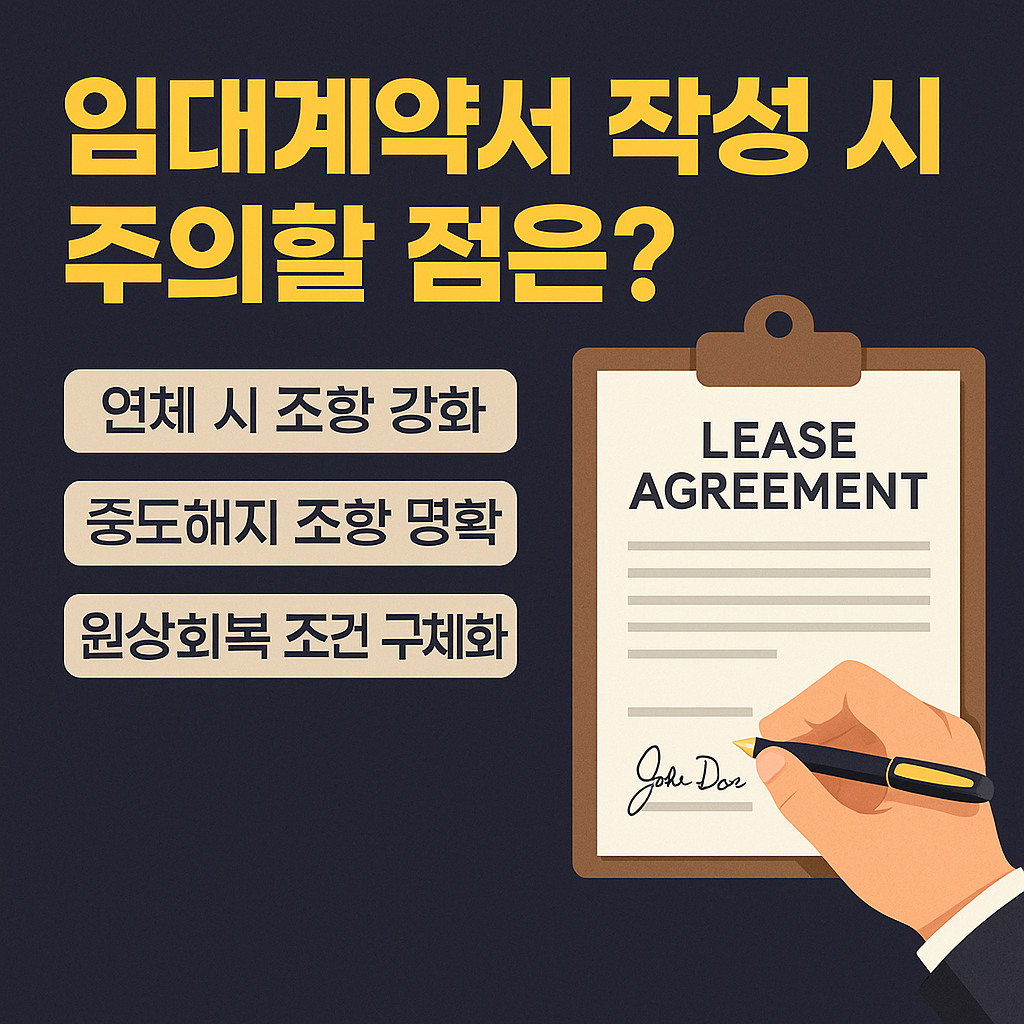 이 조항 안 넣으면 진짜 후회합니다 &ndash; 임대계약서 실수 Top3와 작성 팁