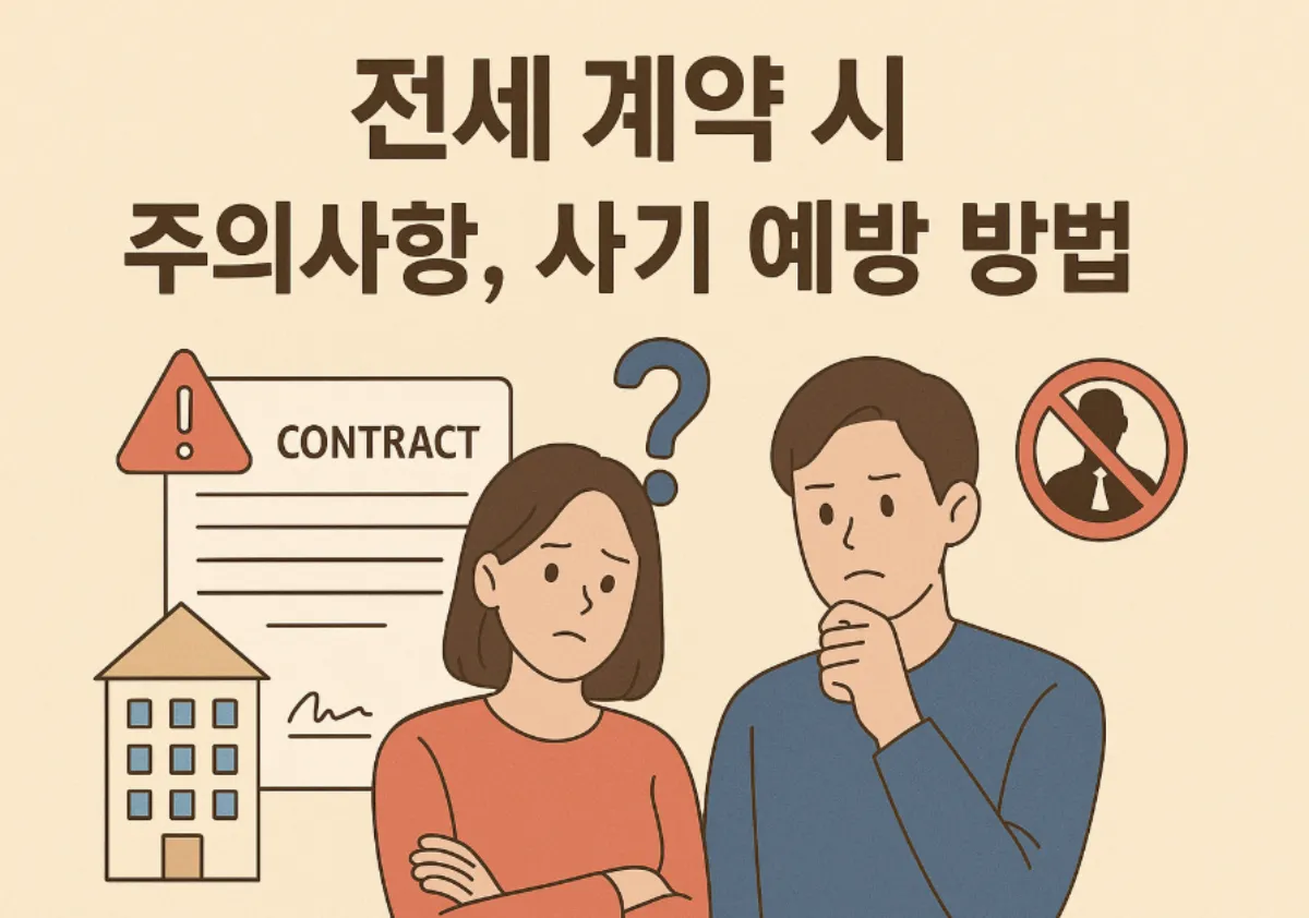 전세 계약 시 주의사항, 사기 예방 방법