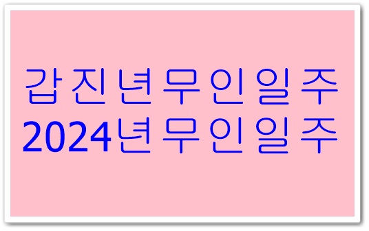 무인일주
